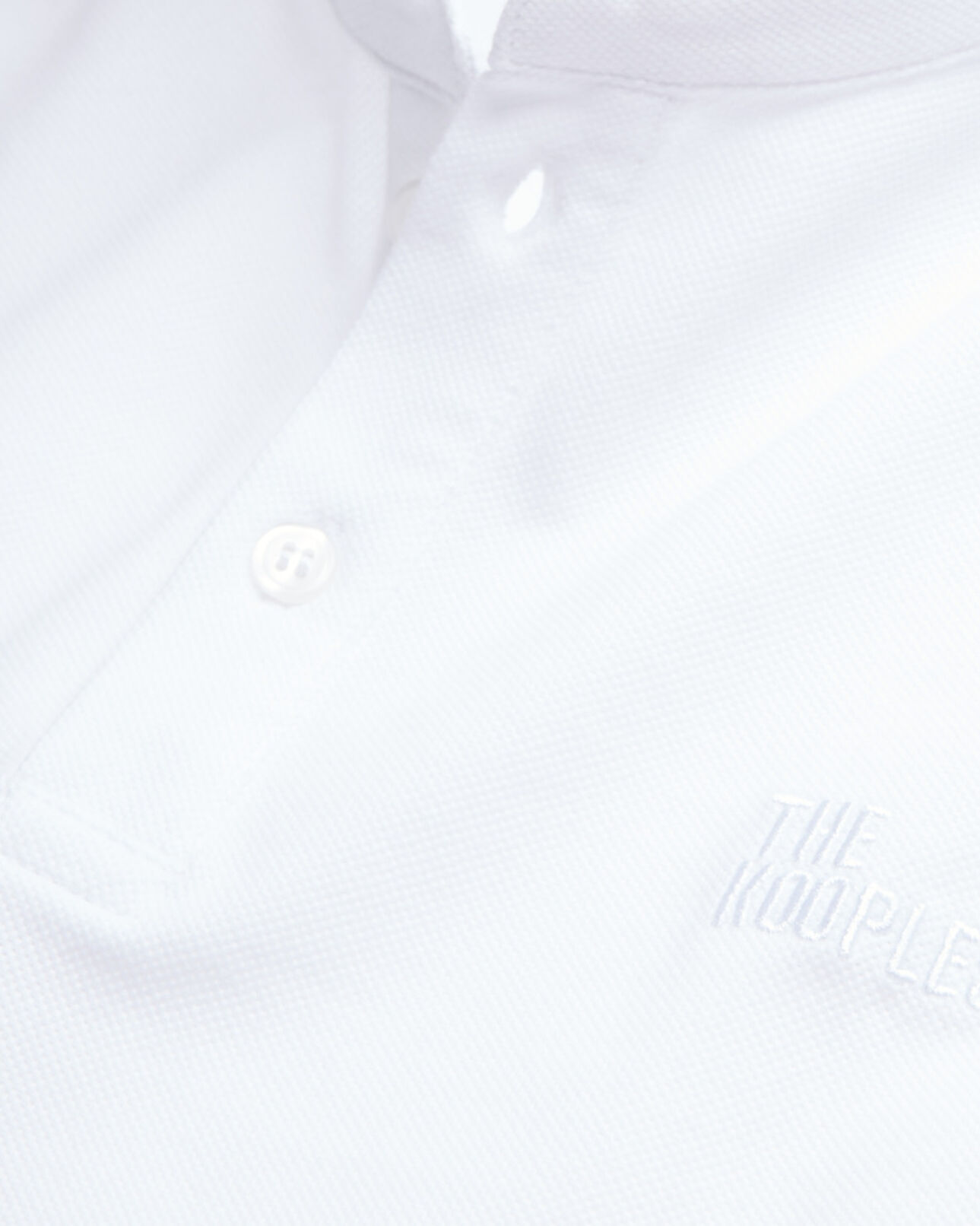 The Kooples HERREN SNOW WHITE weißes poloshirt