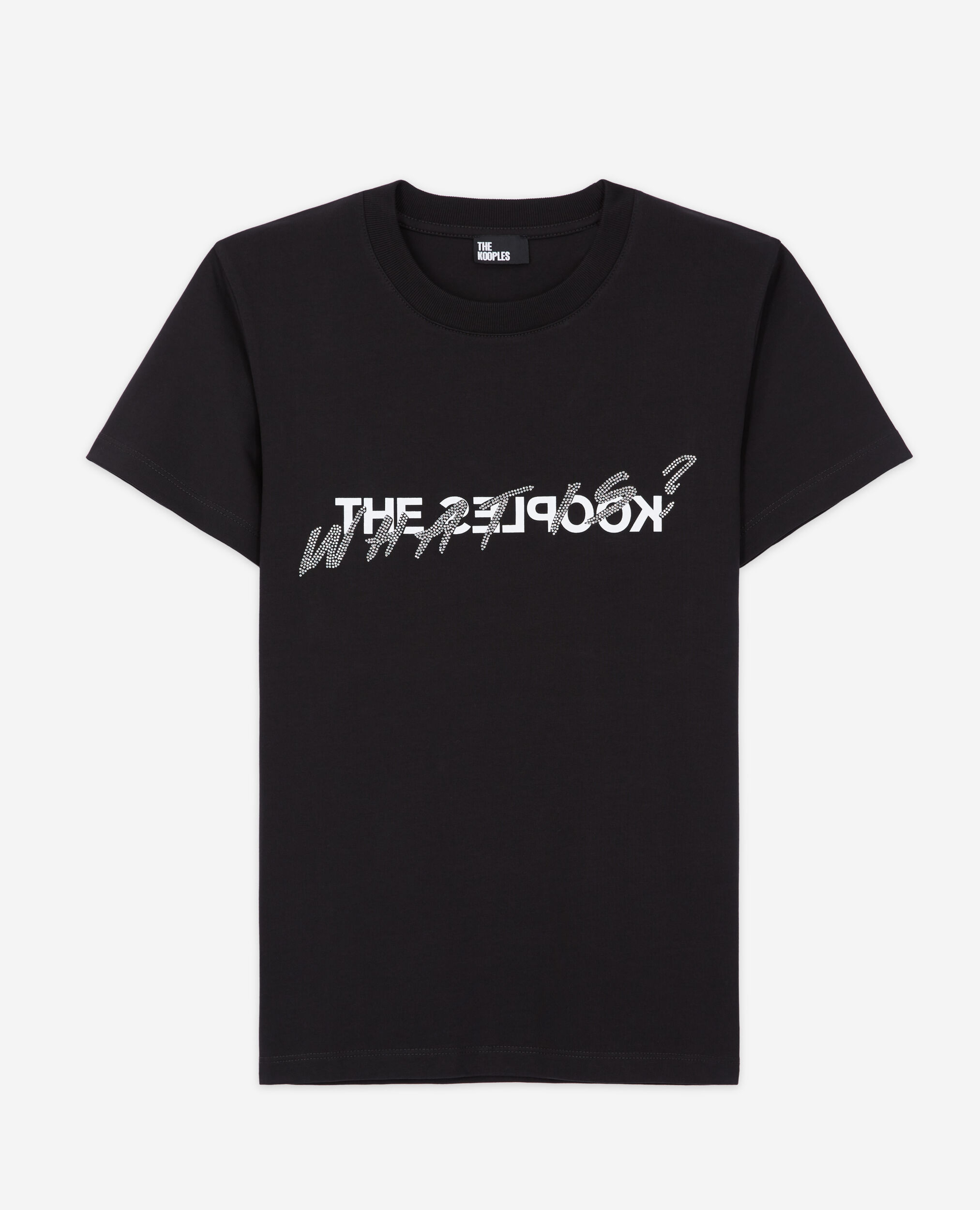 T shirt What is avec strass noir