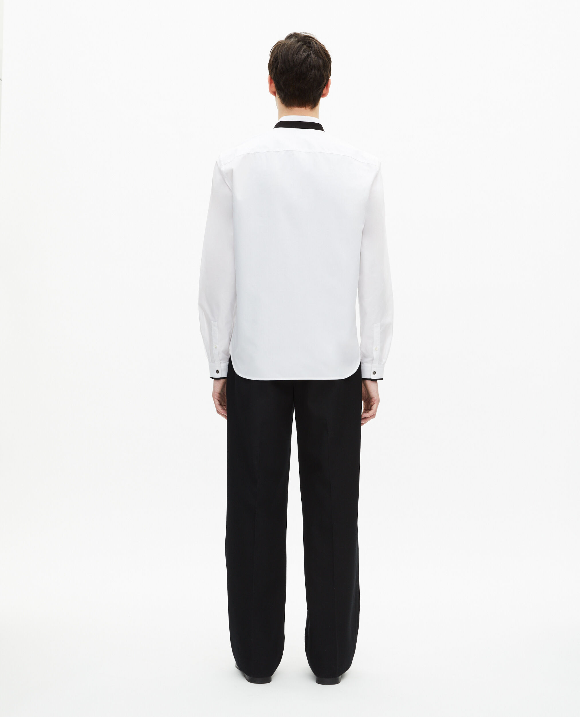 Formal white shirt, WHITE, hi-res image number null