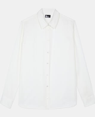 The Kooples DAMEN WHITE weißes seidenhemd