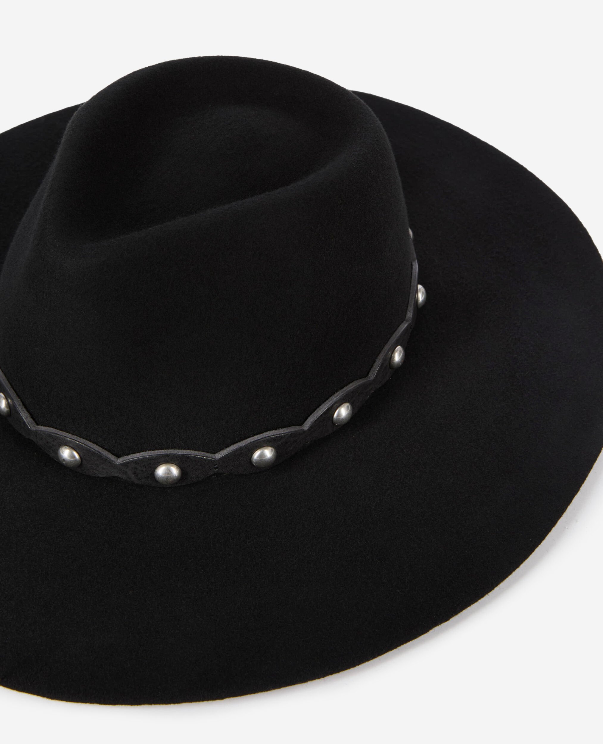 Chapeau en laine noir, BLACK, hi-res image number null