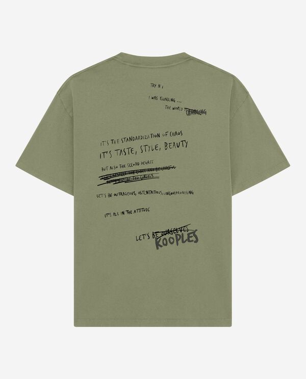 The Kooples HOMME KAKI t-shirt what is kaki