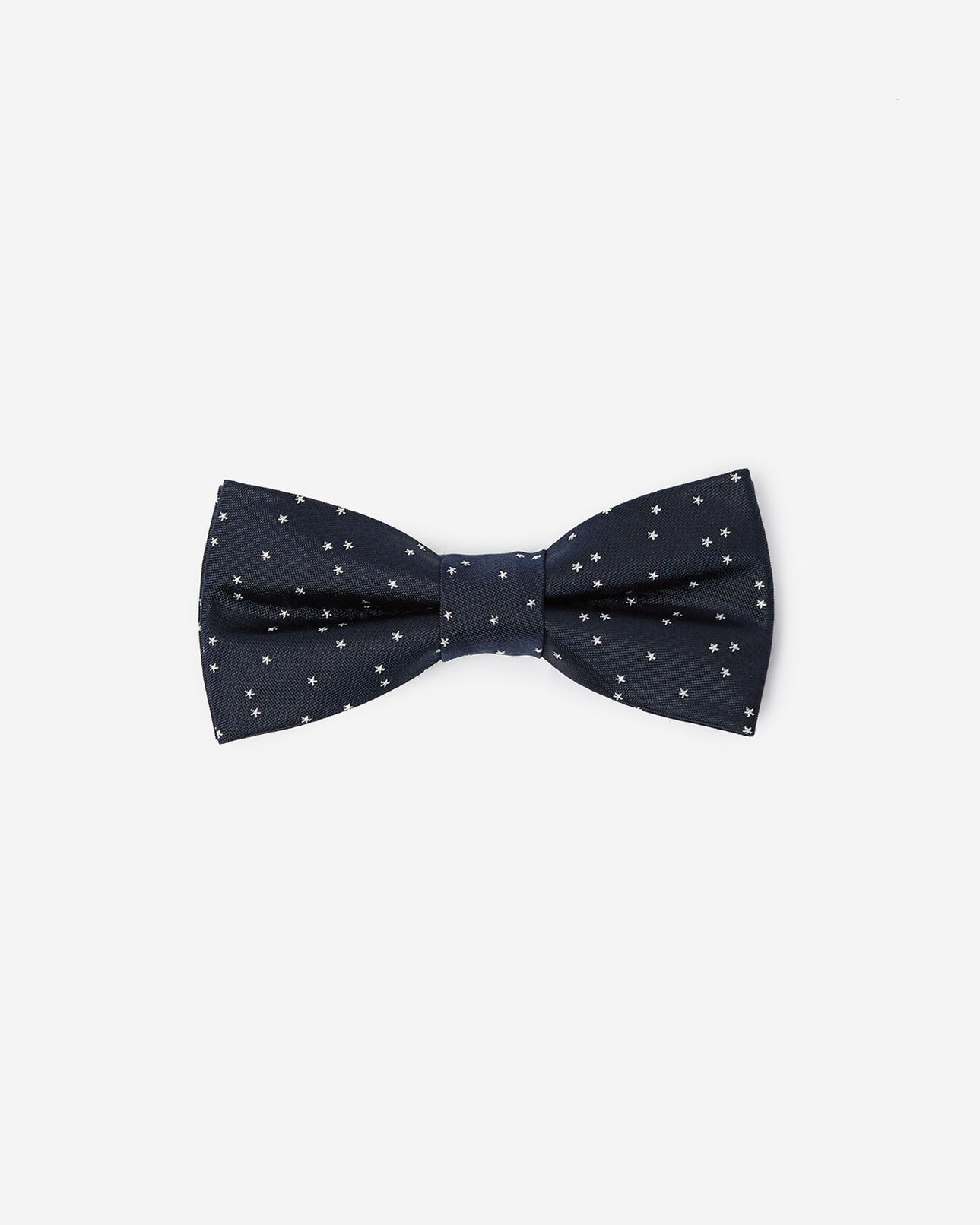 The Kooples HOMME NAVY nœud papillon en soie bleu marine micro-motif étoiles
