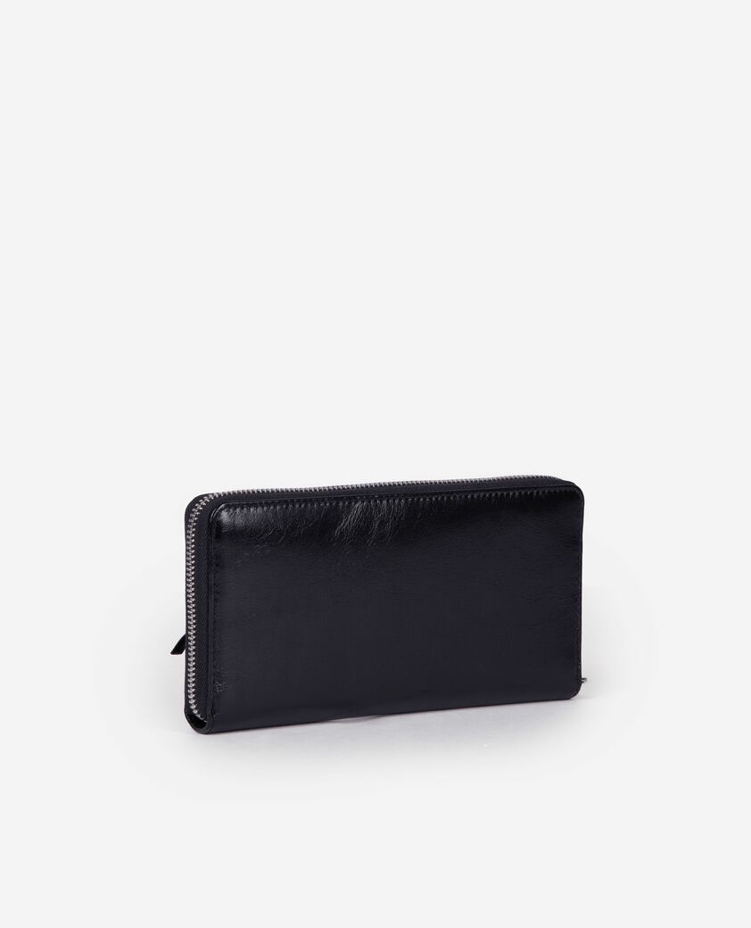 The Kooples F BLACK amelia black leather wallet