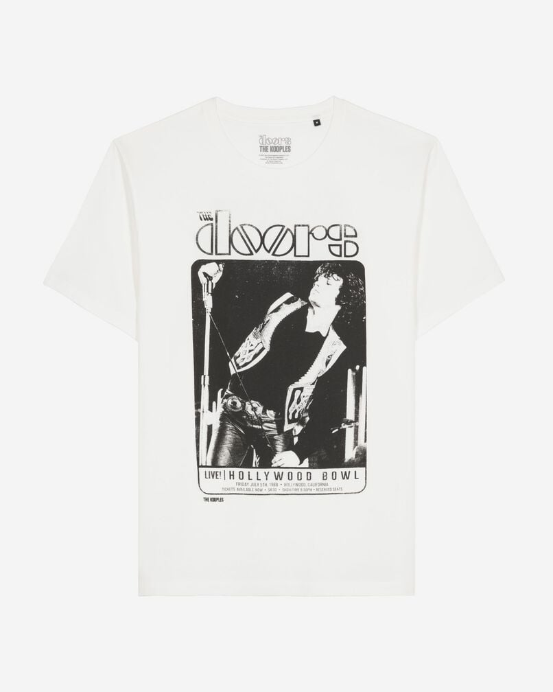 The Kooples MIXTE ECRU t-shirt the doors x the kooples écru