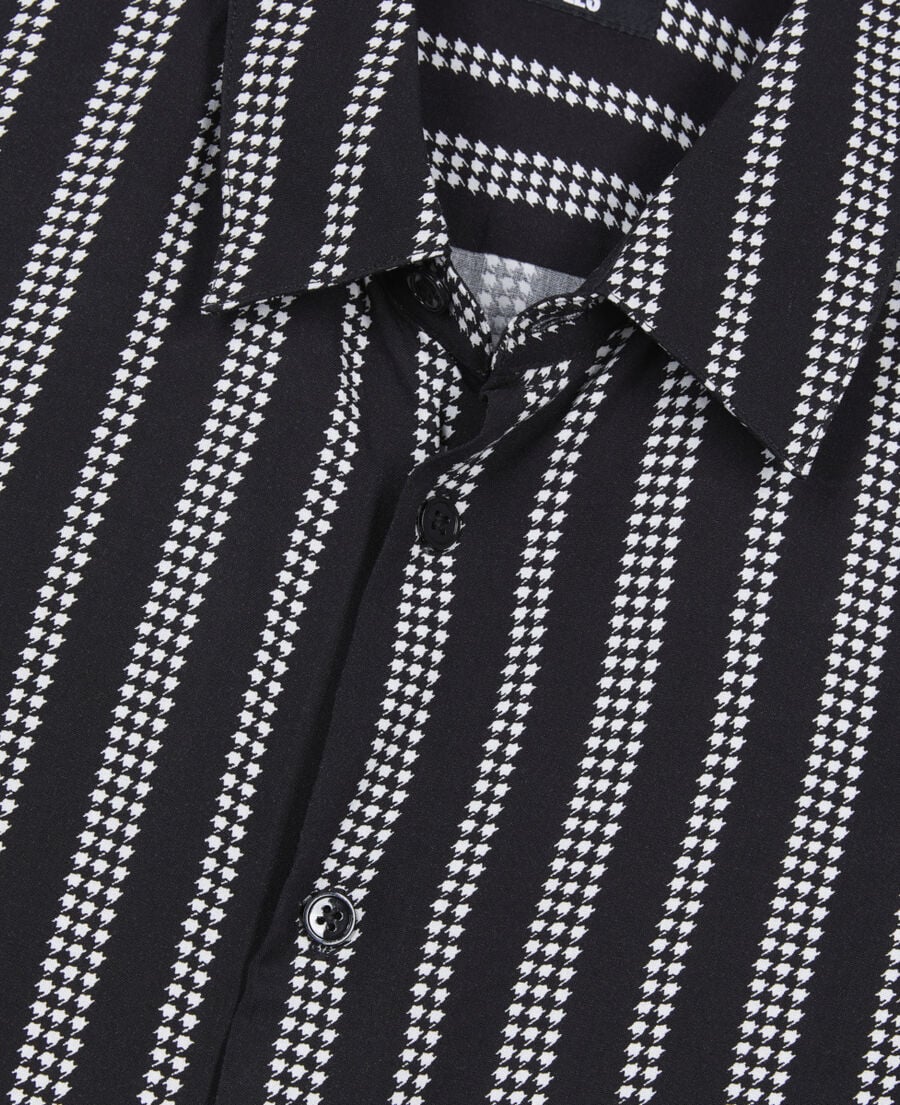 The Kooples H BLACK WHITE printed shirt