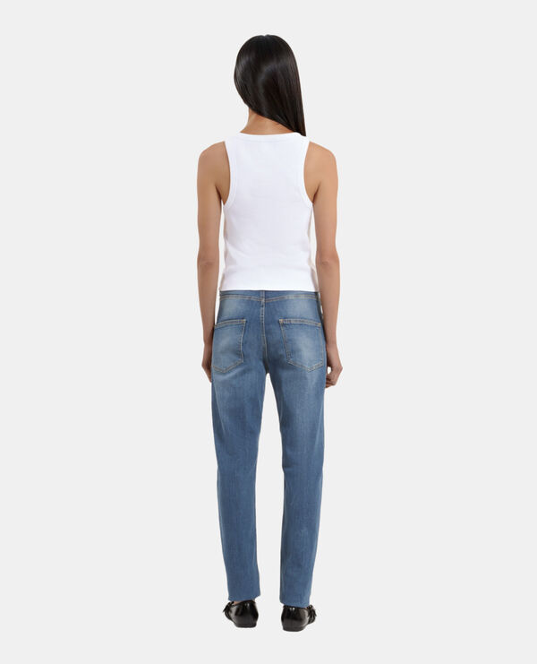 The Kooples FEMME MEDIUM BLUE jean slim bleu