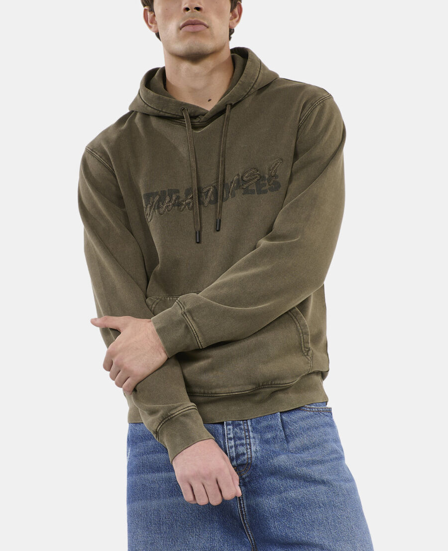 The Kooples HOMBRE KAKI sudadera capucha what is caqui