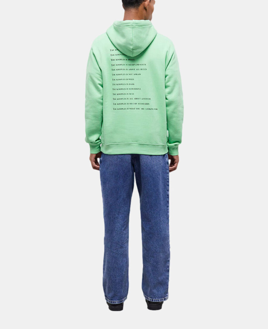 green what is hooded sweatshirt