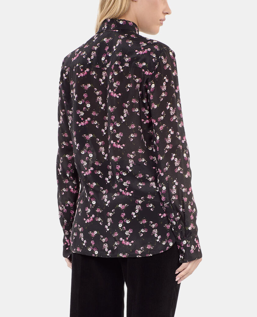 The Kooples FEMME BLACK chemise imprim&eacute; fleuri