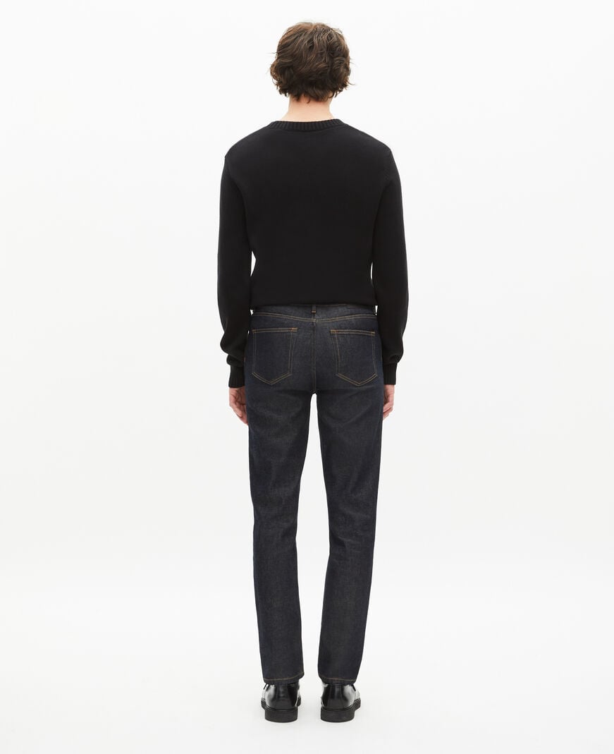 The Kooples MEN BLUE RINSE blue denim slim jeans