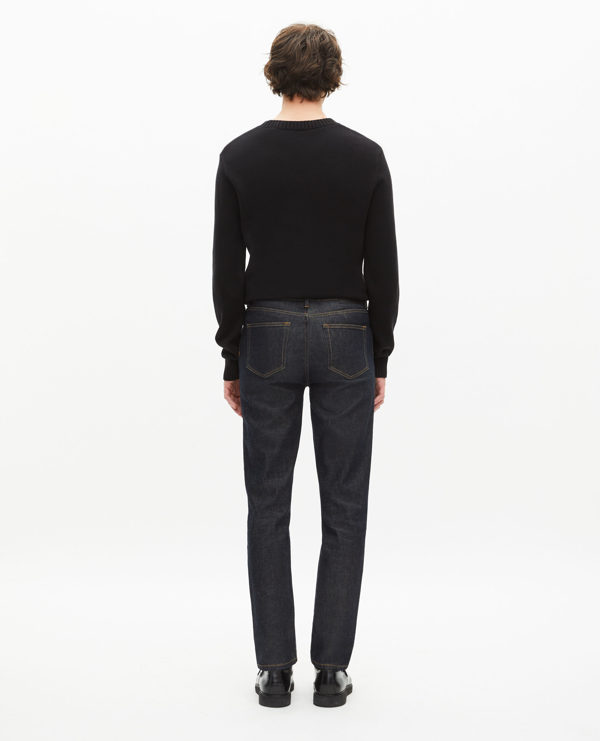 Blue denim slim jeans, BLUE RINSE, hi-res image number null