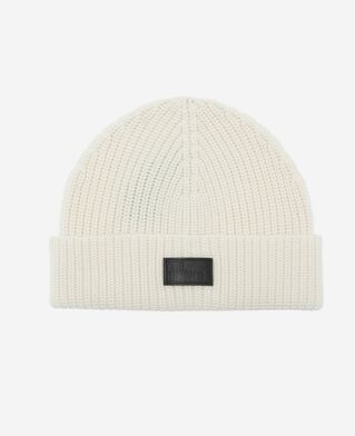 The Kooples HOMBRE ECRU gorro con solapa crudo