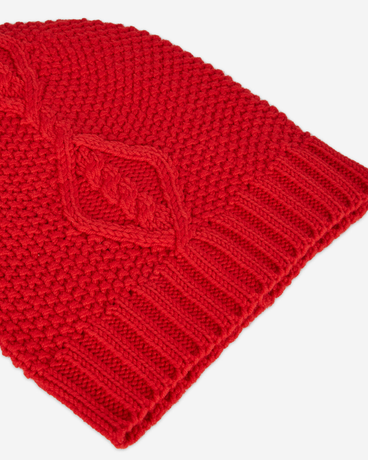 The Kooples MIXED TANGO RED red wool beanie