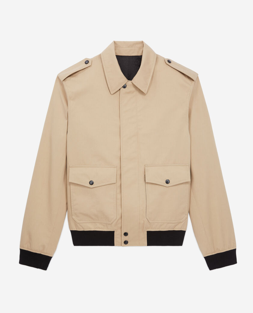 The Kooples HERREN BEIGE beige jacke aus baumwolle