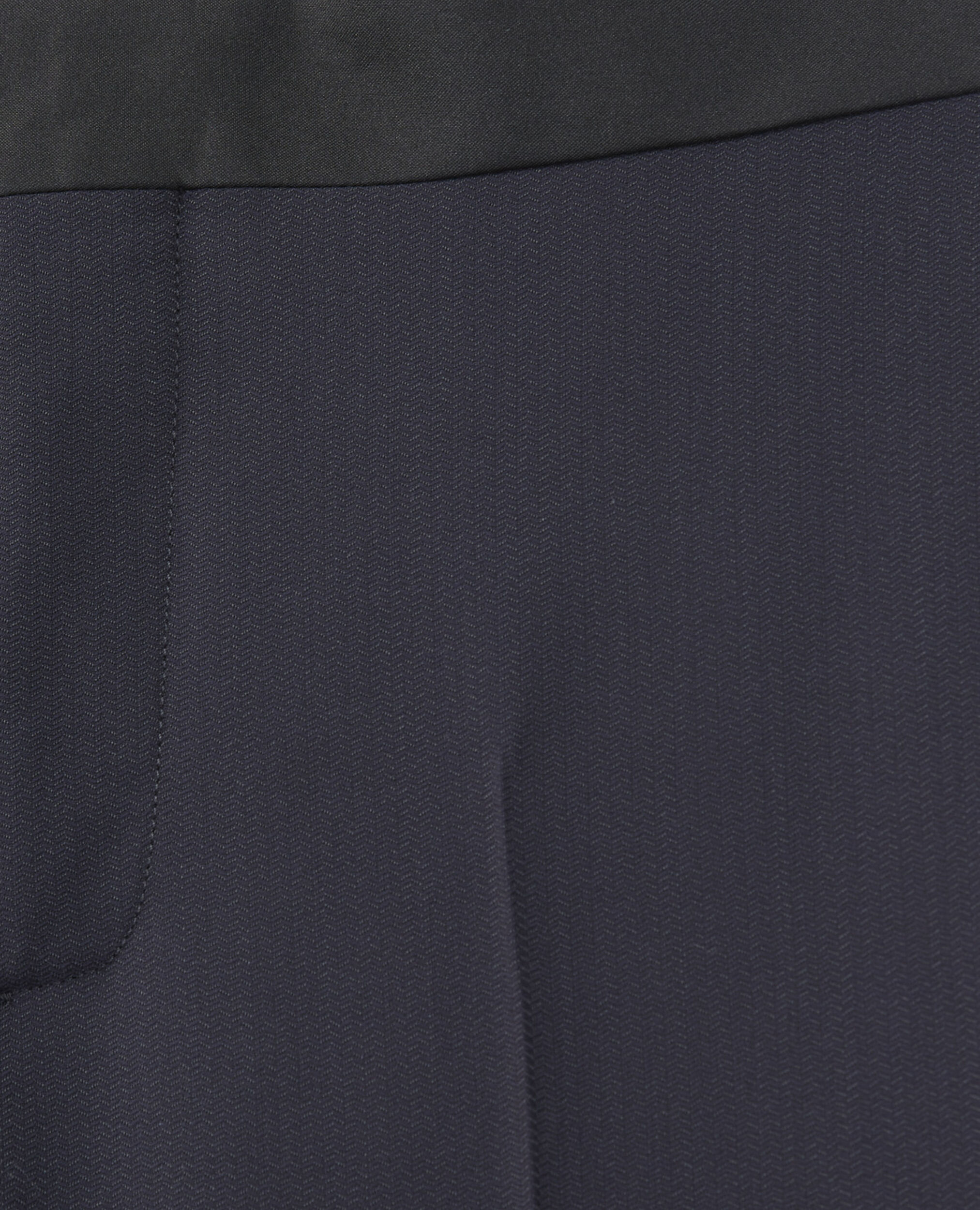 Midnight blue wool suit pants with creases, NAVY, hi-res image number null