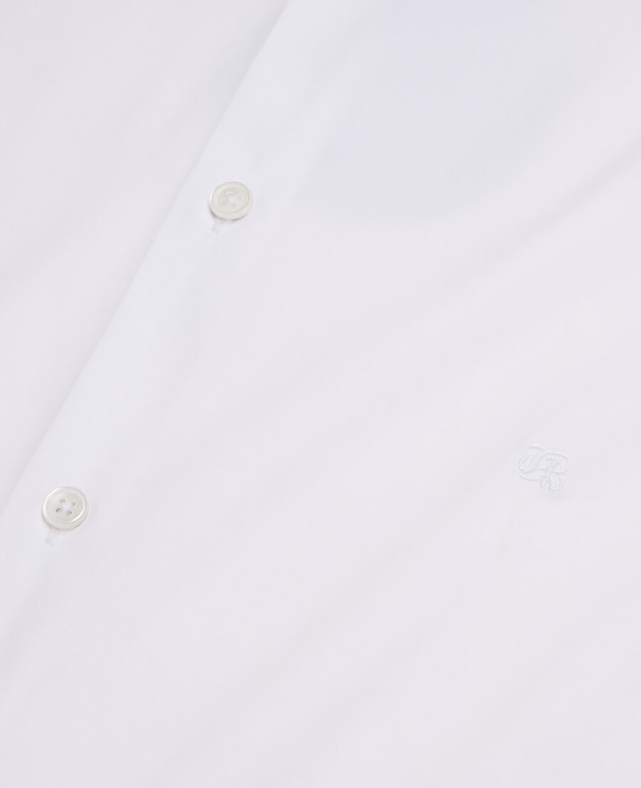 weißes hemd aus baumwolle