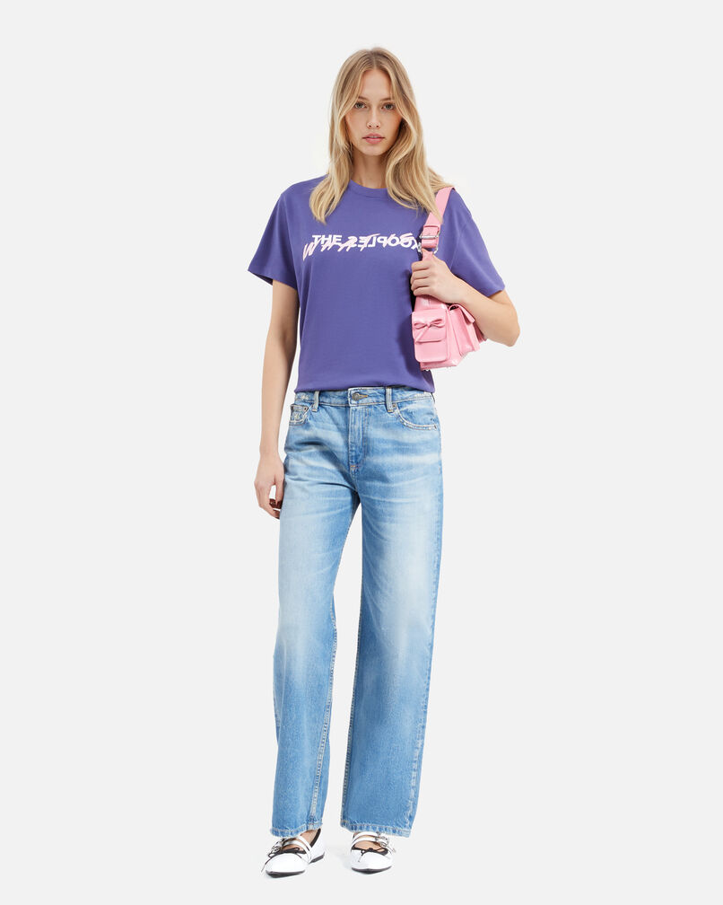 The Kooples WOMEN BLUE ATLANTIQUE purple what is t-shirt
