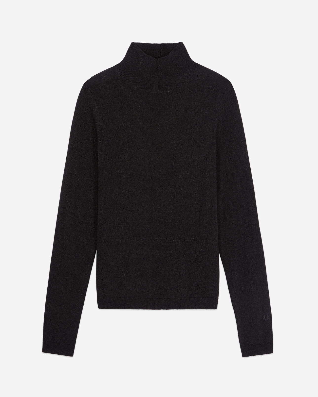 The Kooples WOMEN BLACK black glitter effect sweater