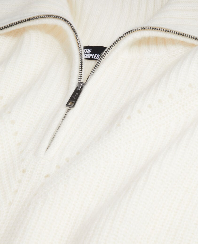 The Kooples WOMEN ECRU ecru wool-blend sweater