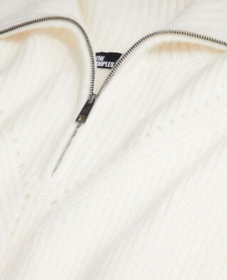 The Kooples FEMME ECRU pull écru en laine mélangée