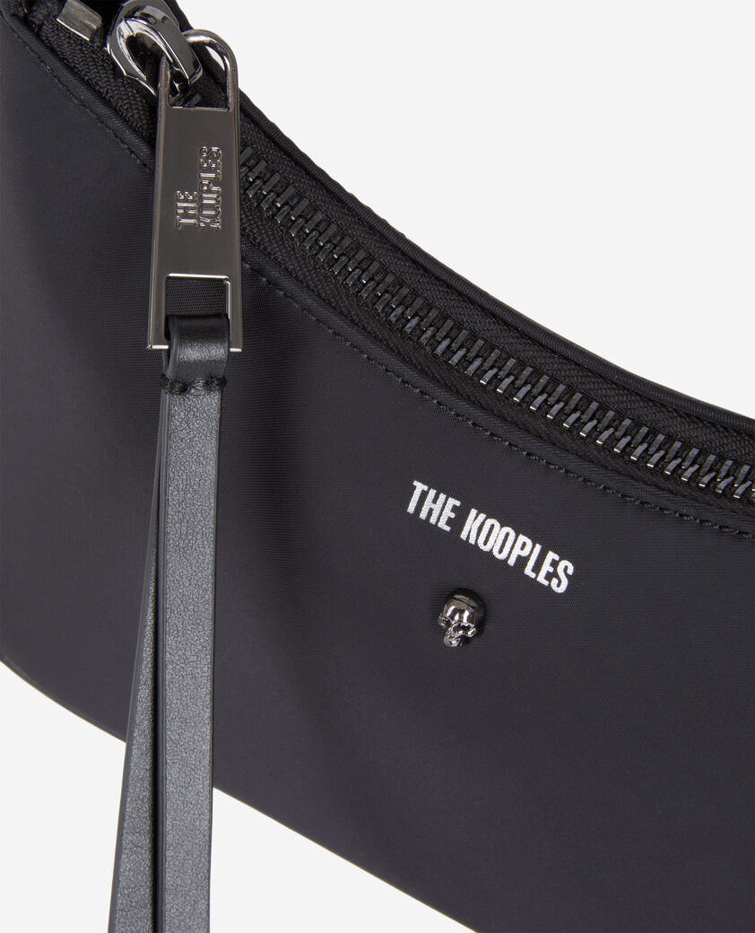 The Kooples WOMEN BLACK black jade nylon fiber bag