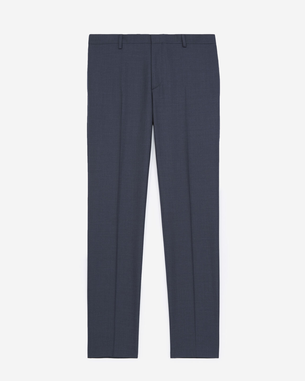 The Kooples MEN NAVY slate blue wool suit pants fit
