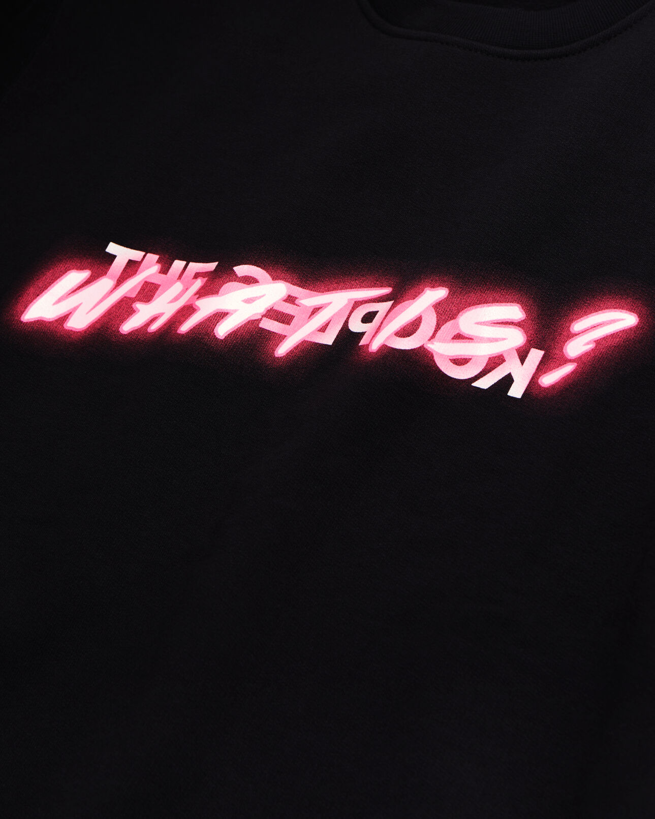 The Kooples HOMME BLACK sweatshirt homme what is néon noir