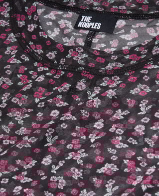 The Kooples F BLACK / PINK printed t-shirt