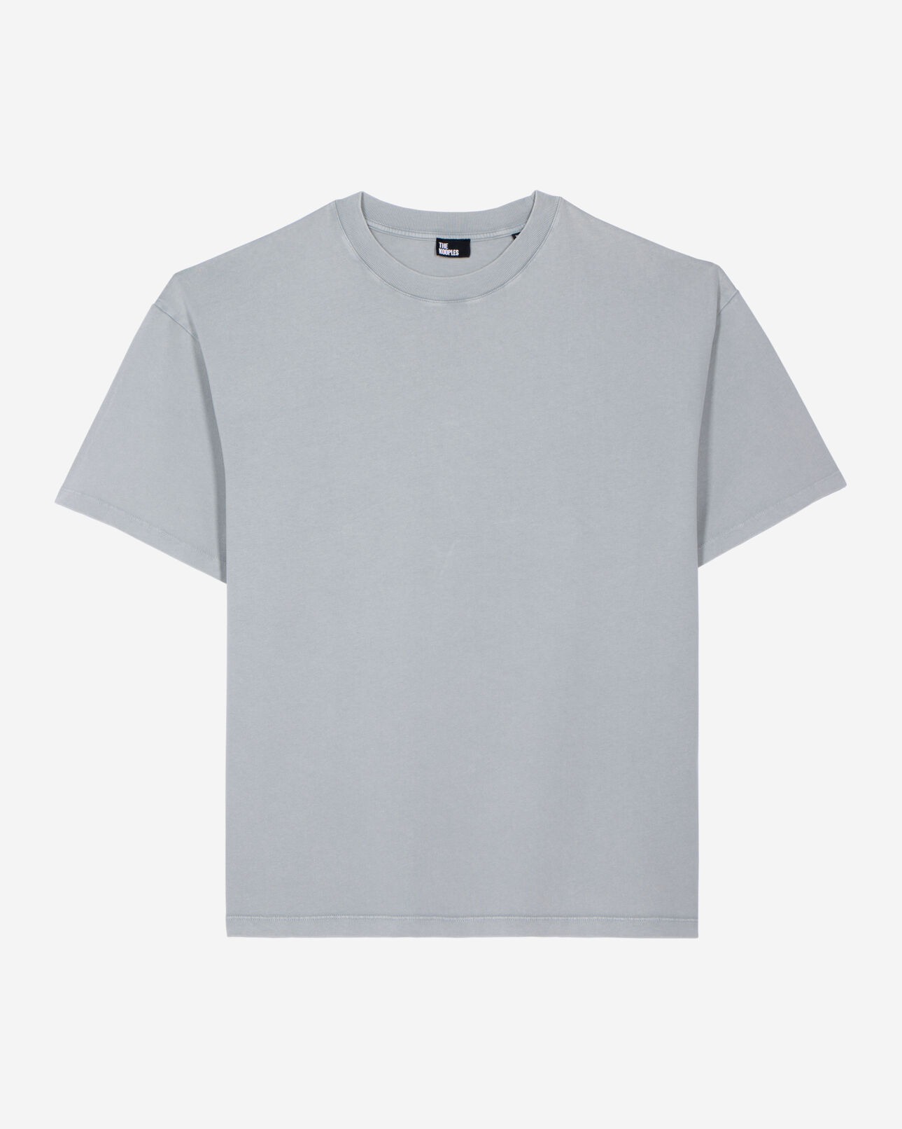 The Kooples MEN BLUE GREY t-shirt with blue screen print
