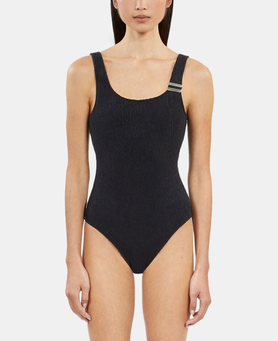 The Kooples WOMEN BLACK the kooples x luz one-piece swimsuit with black straps