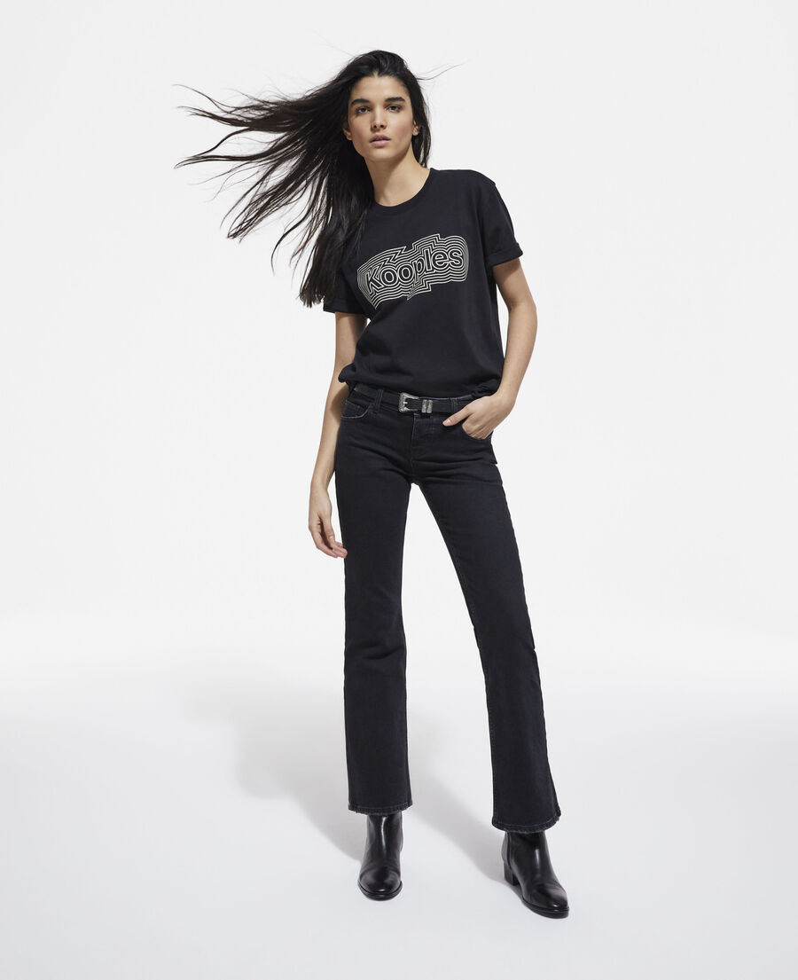 t-shirt logo noir