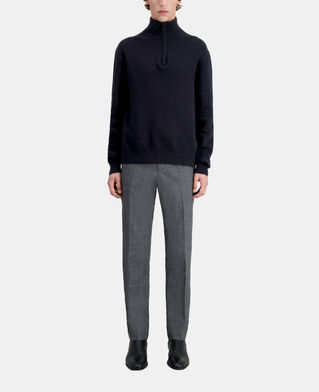 The Kooples H BLACK black sweater with debossed logo