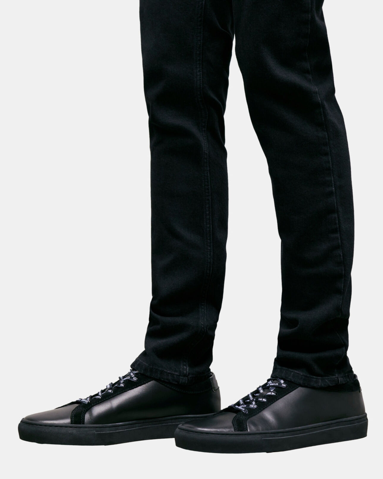 The Kooples HOMME BLACK baskets noires