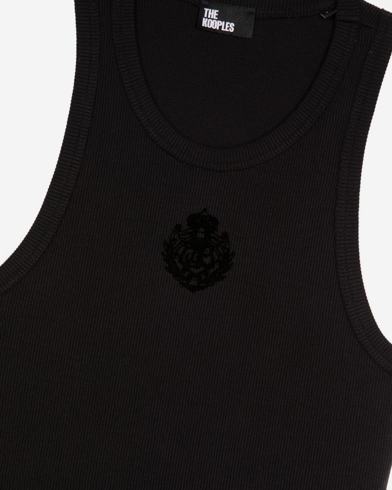 The Kooples DAMEN BLACK langes ärmelloses kleid schwarz