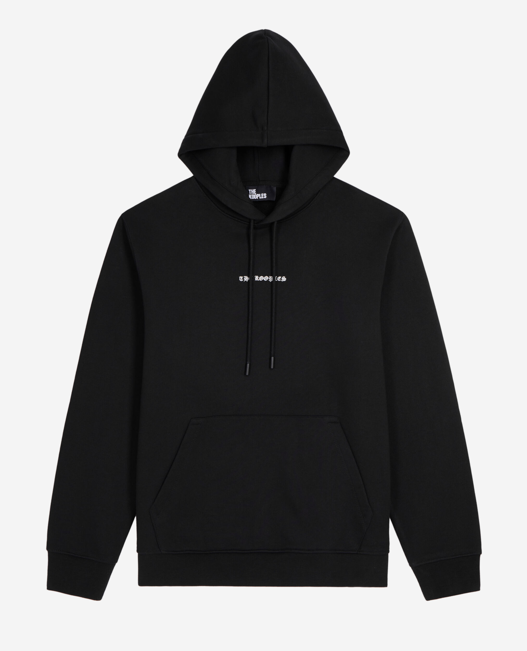 Black hoodie with Skull heart serigraphy, BLACK, hi-res image number null