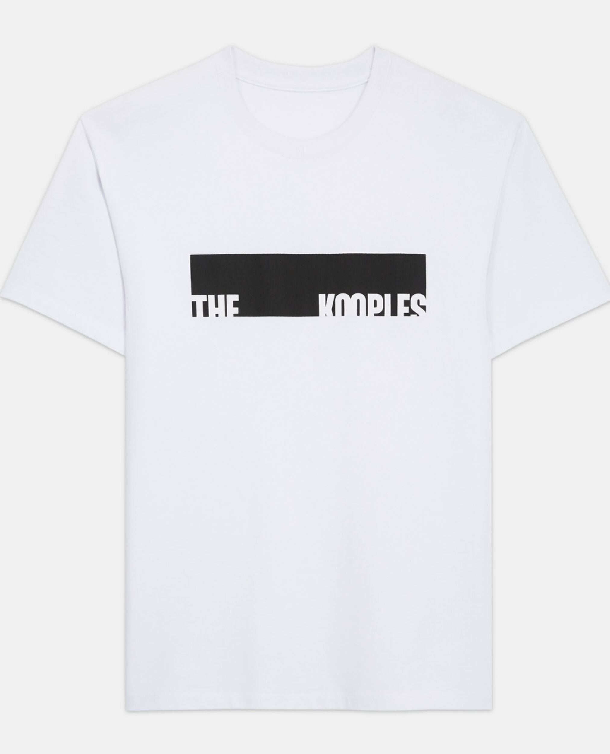 Weißes T-Shirt mit Siebdruck, SNOW WHITE, hi-res image number null