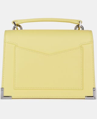 The Kooples FEMME LIGHT YELLOW sac emily small en cuir jaune