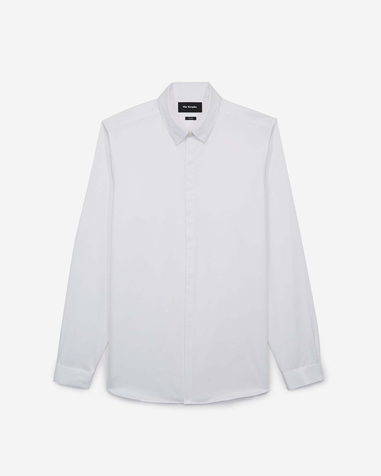 The Kooples HOMME WHITE chemise blanche col classique coupe ajustée