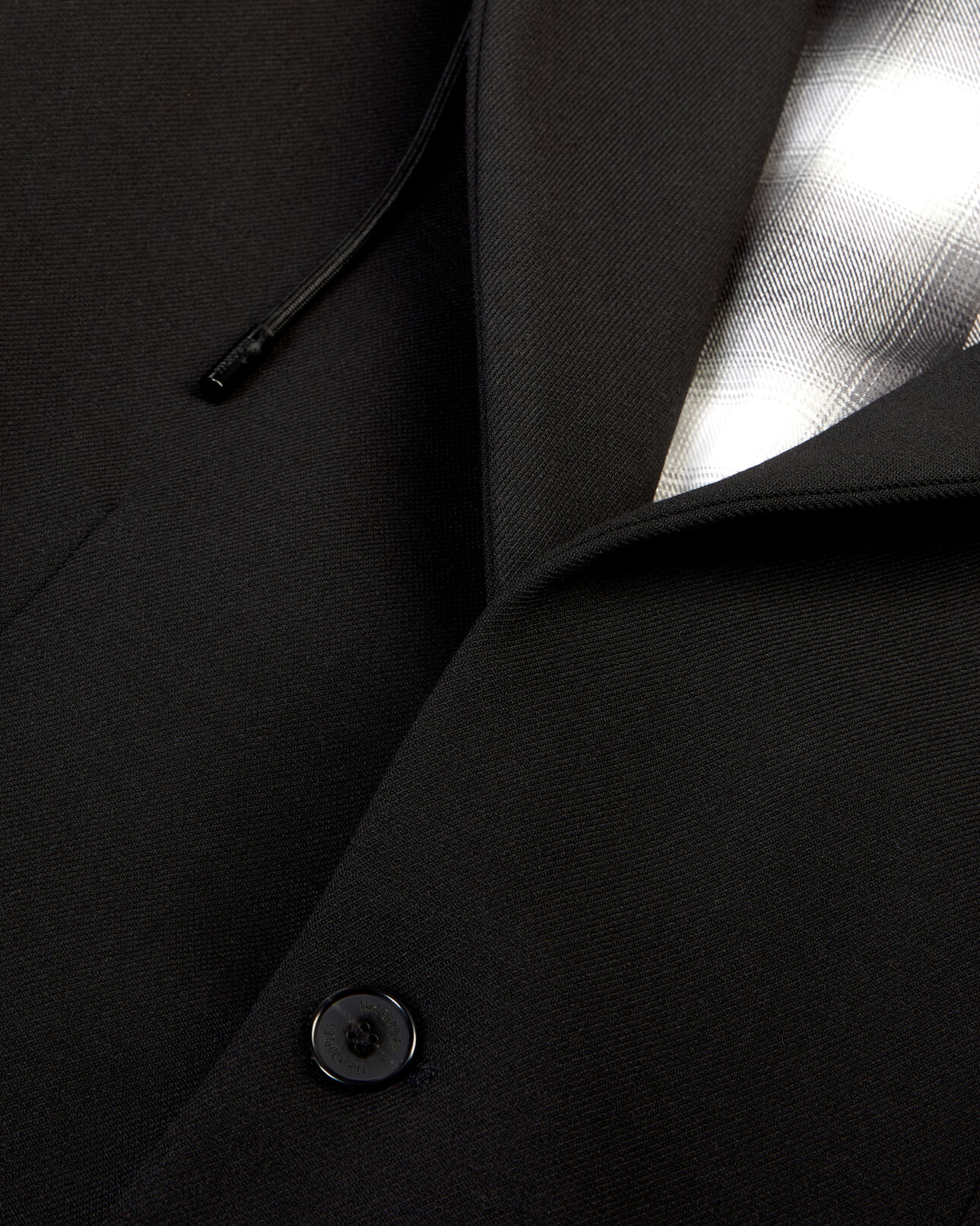 The Kooples HERREN BLACK schwarze jacke mit kapuze