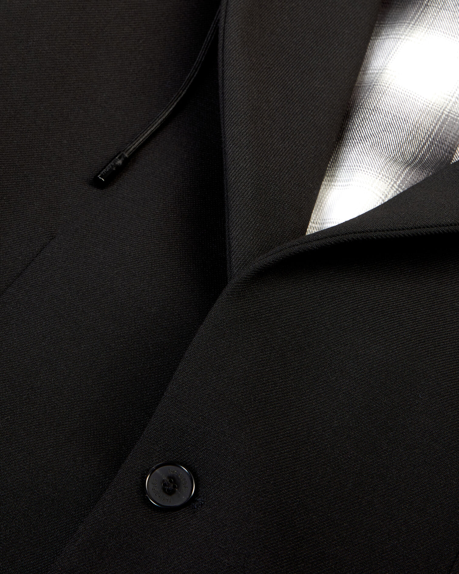 Schwarze Jacke mit Kapuze, BLACK, hi-res image number null