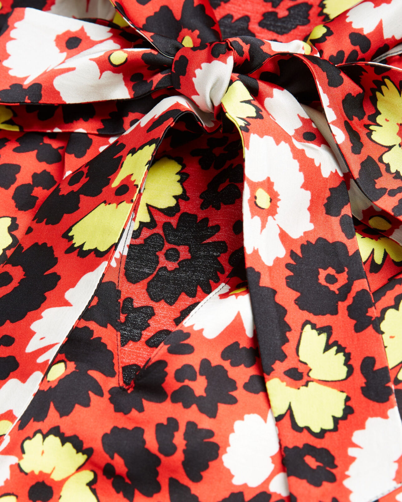 The Kooples FEMME RED / YELLOW top imprimé fleuri