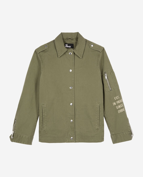 The Kooples WOMEN KAKI khaki jacket