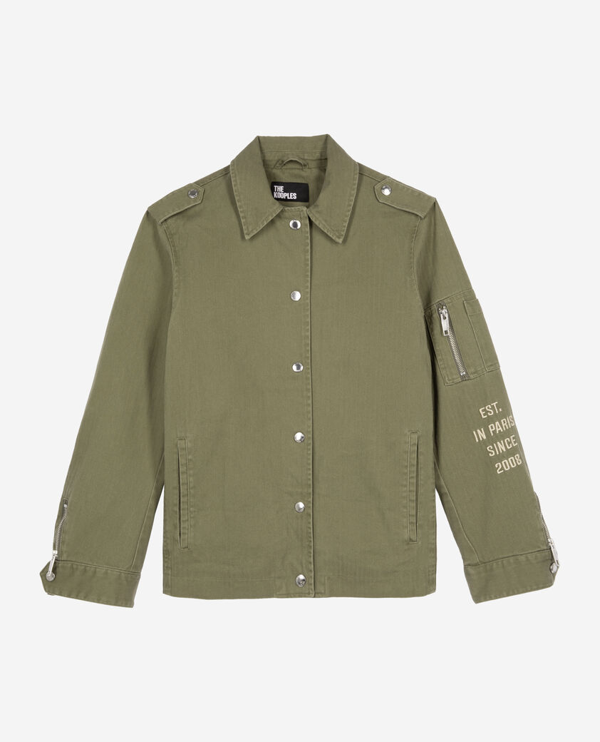 The Kooples WOMEN KAKI khaki jacket