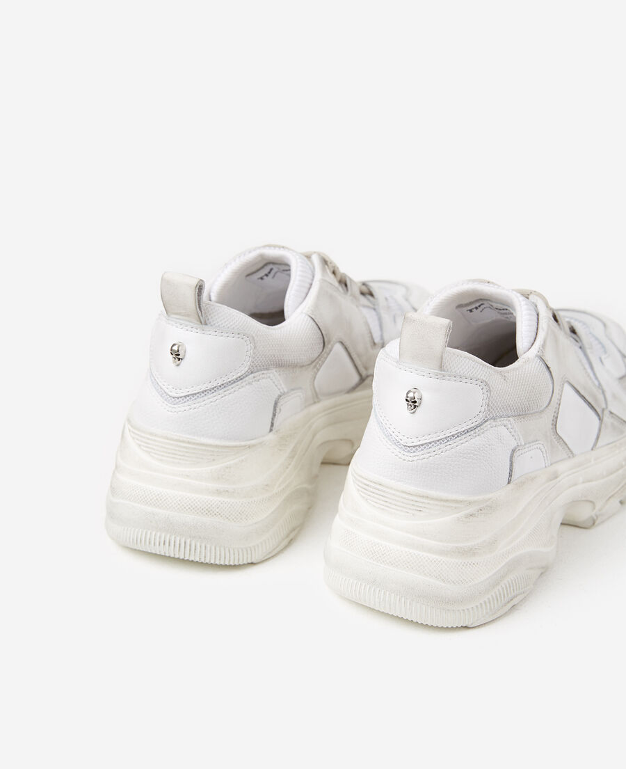 Baskets blanches large semelle The Kooples France