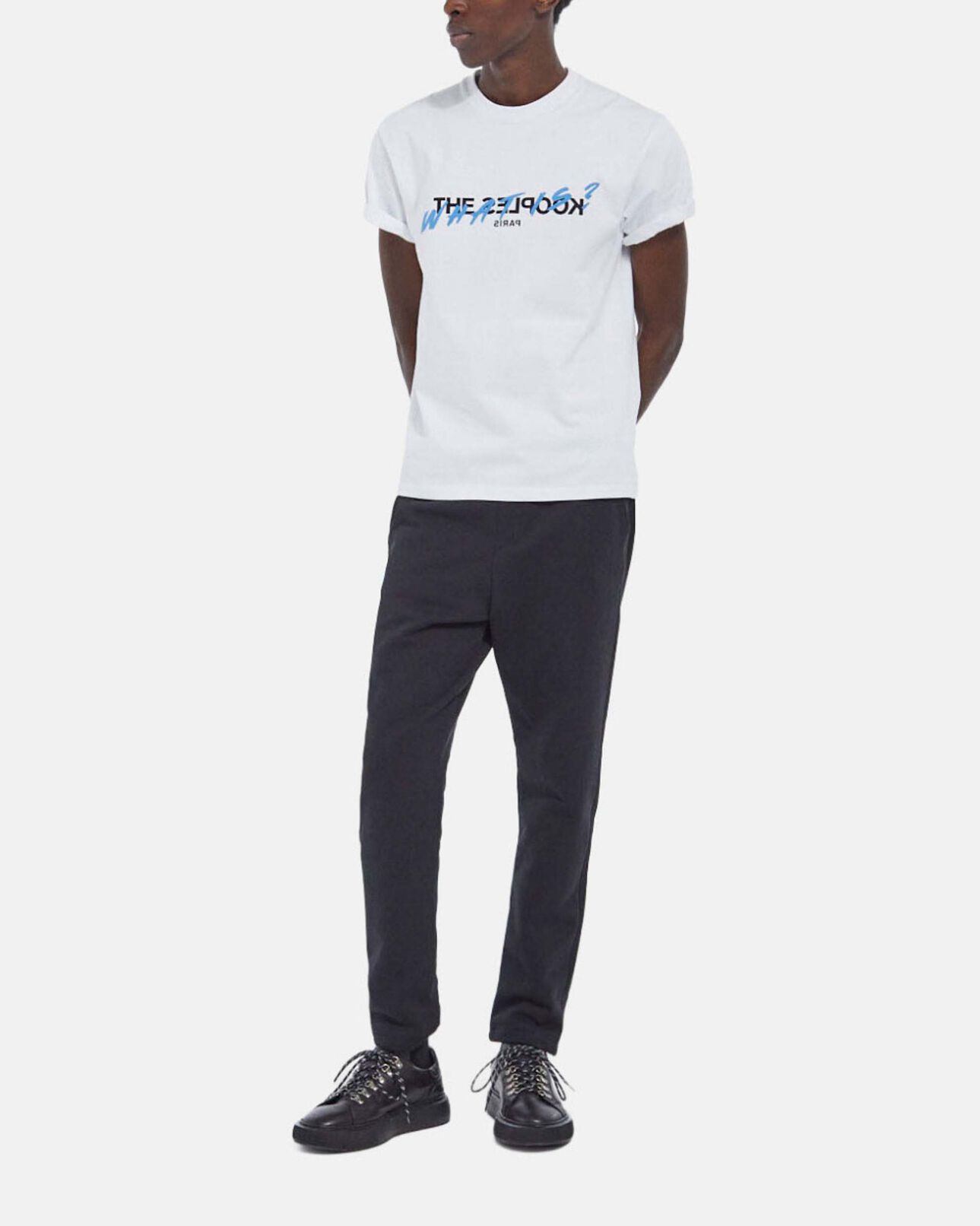 The Kooples HOMME WHITE t-shirt what is