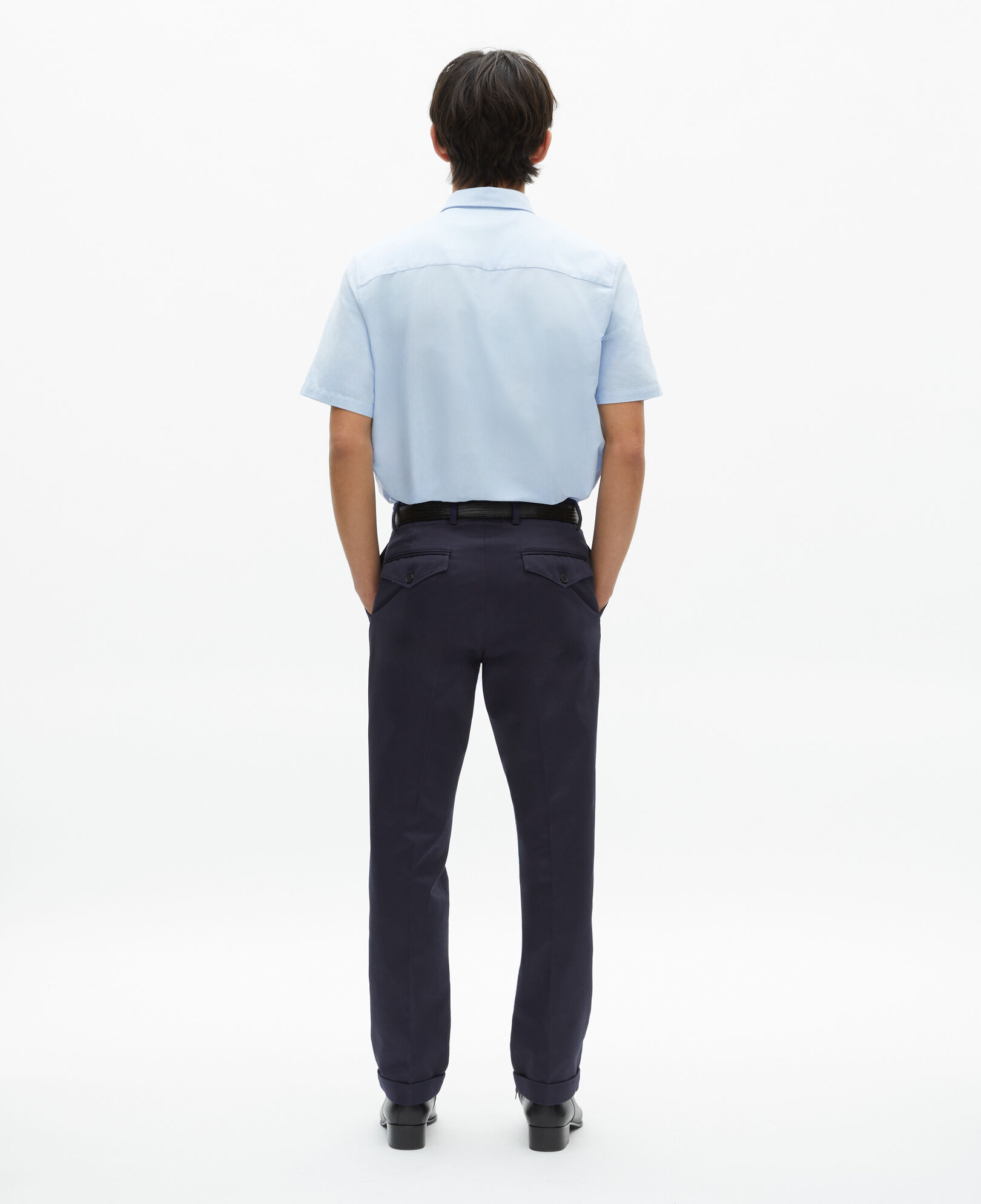 The Kooples HERREN DARK NAVY körperbetonte marineblaue hose