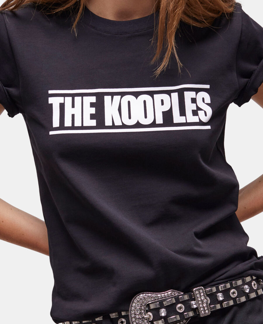the kooples black logo t-shirt