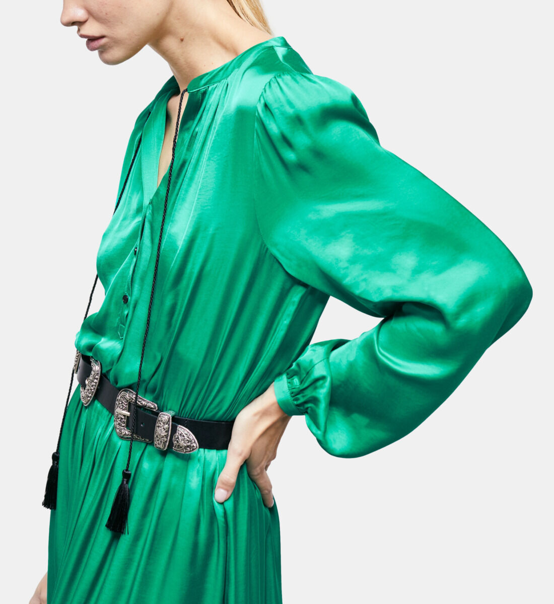The kooples robe verte top