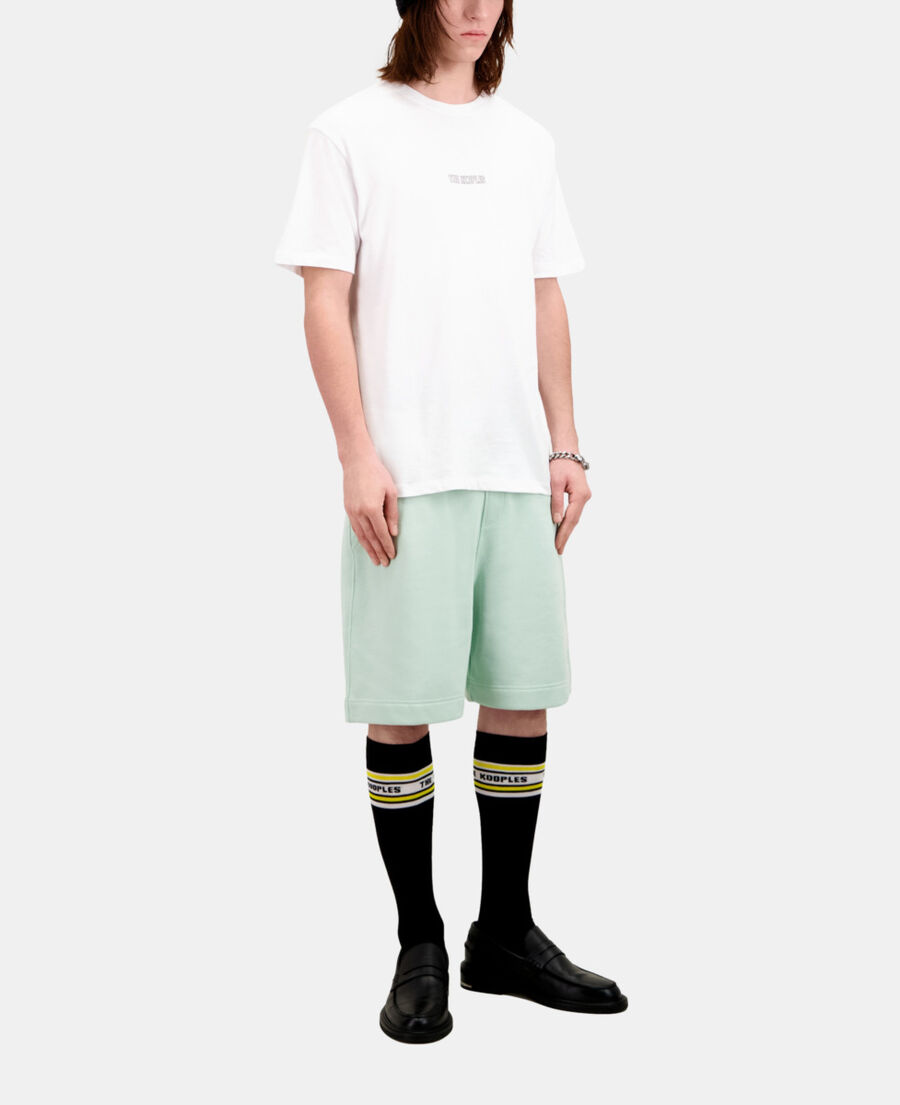 t-shirt homme blanc avec logo